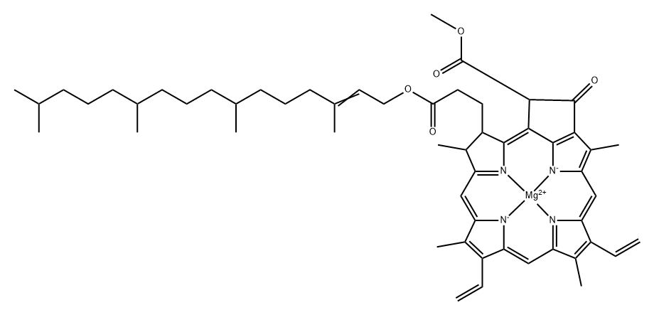 CHLOROPHYLL A, DIVINYL-(SH) Structure