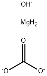tetra[carbonato(2-)]dihydroxypentamagnesium  Structure