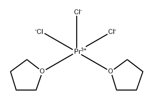 Praseodymium, trichlorobis(tetrahydrofuran)- Structure