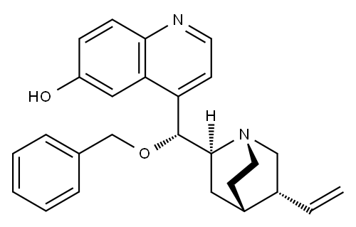 (8α,9R)- 9-(phenylMethoxy)-Cinchonan-6'-ol Structure
