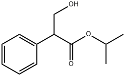 Benzeneacetic acid, α-(hydroxymethyl)-, 1-methylethyl ester Structure