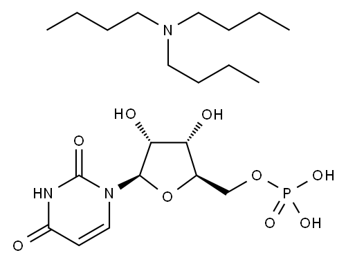 Uridine 5''-Monophosphate N,N-Dibutyl-1-butanamine Structure