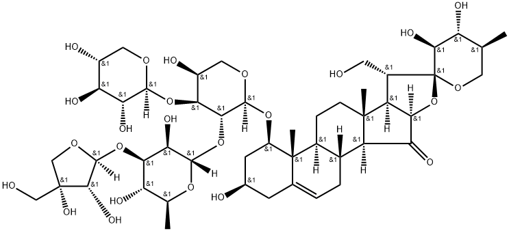 Trikamsteroside D Structure