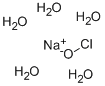 Sodium hypochlorite pentahydrate Structure