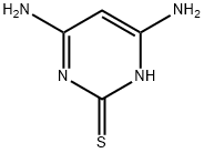 4,6-DIAMINO-2-MERCAPTOPYRIMIDINE Structure