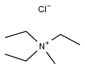 Triethylmethylammonium chloride Structure