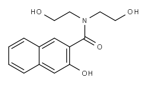 3-hydroxy-N,N-bis(2-hydroxyethyl)-2-naphthamide Structure