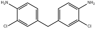 4,4'-Methylene bis(2-chloroaniline) Structure