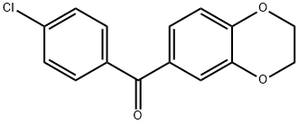4-CHLORO-3',4'-(ETHYLENEDIOXY)BENZOPHENONE Structure