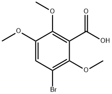 3-BROMO-2,5,6-TRIMETHOXYBENZOIC ACID Structure