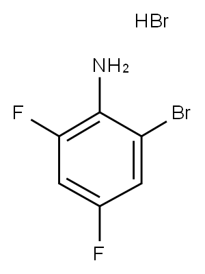 2-BROMO-4,6-DIFLUOROANILINE HYDROBROMIDE Structure