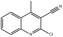 2-CHLORO-4-METHYLQUINOLINE-3-CARBONITRILE Structure