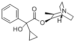 MANDELIC ACID, alpha-CYCLOPROPYL-, 2-METHYL-3-QUINUCLIDINYL ESTER, (mi xed isomer Structure