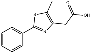 2-(5-METHYL-2-PHENYLTHIAZOLE-4-YL)ACETIC ACID Structure