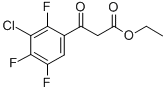 ETHYL 3-(3-CHLORO-2,4,5-TRIFLUOROPHENYL)-3-OXOPROPANOATE Structure