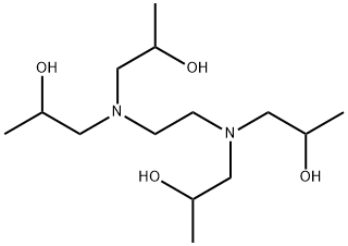 N,N,N',N'-Tetrakis(2-hydroxypropyl)ethylenediamine Structure