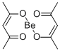 BERYLLIUM 2,4-PENTANEDIONATE Structure