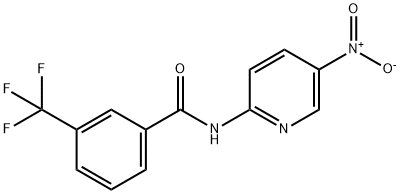 N-(5-nitro-2-pyridyl)-3-trifluoromethylbenzamide Structure