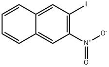 2-IODO-3-NITRONAPHTHALENE Structure