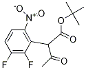 tert-butyl 2-(2,3-difluoro-6-nitrophenyl)-3-oxobutanoate Structure