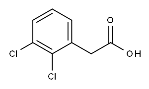 2,3-Dichlorophenylacetic acid Structure