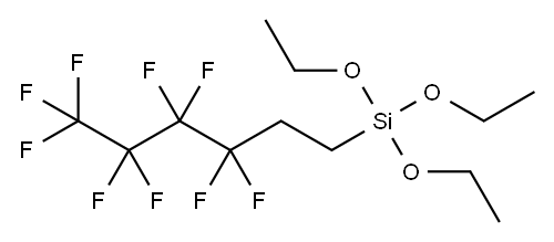 Nonafluorohexyltriethoxysilane Structure