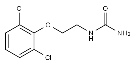 (2-(2,6-Dichlorophenoxy)ethyl)urea Structure