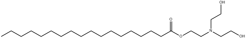 2-[bis(2-hydroxyethyl)amino]ethyl stearate Structure