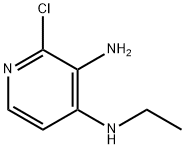 2-chloro-N4-ethylpyridine-3,4-diamine Structure