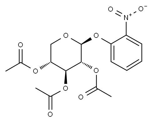2-Nitrophenyl2,3,4-tri-O-acetyl-b-D-xylopyranoside Structure
