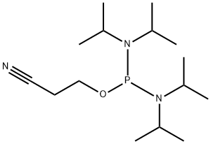 2-Cyanoethyl N,N,N',N'-tetraisopropylphosphorodiamidite Structure