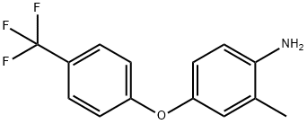 2-METHYL-4-(4-TRIFLUOROMETHYL-PHENOXY)-PHENYLAMINE Structure