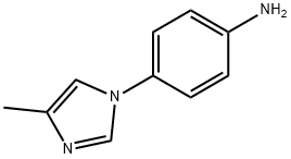 4-(4-Methyl-1H-imidazol-1-yl)benzenamine Structure