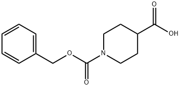 1-[(Benzyloxy)carbonyl]piperidine-4-carboxylic acid Structure