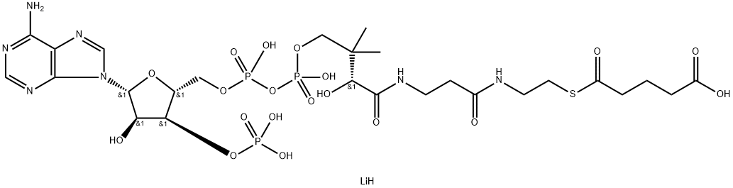 GLUTARYL COENZYME A LITHIUM SALT Structure