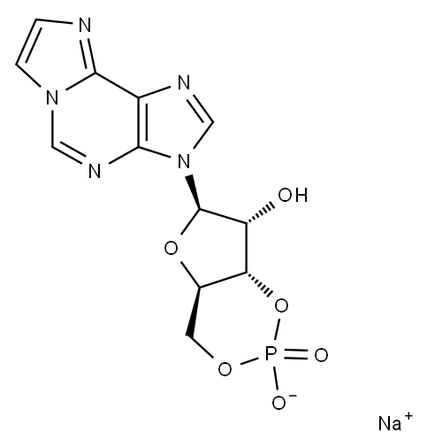 1,N6-ETHENOADENOSINE-3',5'-CYCLIC MONOPHOSPHATE SODIUM SALT Structure