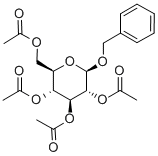 BENZYL 2,3,4,6-TETRA-O-ACETYL-BETA-D-GLUCOPYRANOSIDE Structure