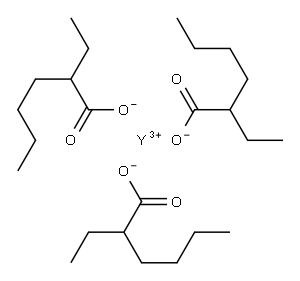 YTTRIUM(III) 2-ETHYLHEXANOATE, 10% W/V IN N-HEXANE Structure