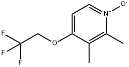 2, 3-Dimethyl-4-(2,2,2-Trifluoroethpxy) Pyridine-N-Oxide Structure