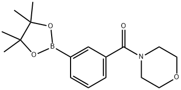 4-[3-(4,4,5,5-Tetramethyl-1,3,2-dioxaborolan-2-yl)benzoyl]morpholine Structure