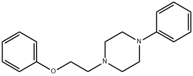 1-(2-phenoxyethyl)-4-phenyl-piperazine Structure