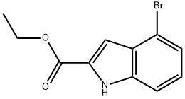 4-Bromoindole-2-carboxylic acid ethyl ester Structure
