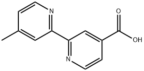 4'-METHYL-2,2'-BIPYRIDINE-4-CARBOXYLIC ACID Structure