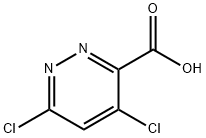 4,6-Dichloro-3-pyridazinecarboxylic acid Structure