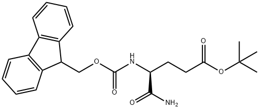 FMOC-GLU(OBUT)-NH2 Structure