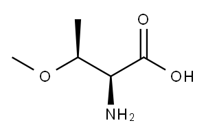 (2S,3S)-2-Amino-3-methoxybutanoic acid Structure