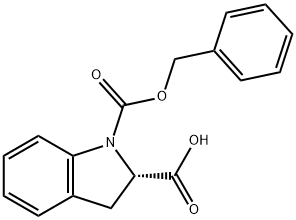 (S)2,3-DIHYDRO-INDOLE-1,2-DICARBOXYLIC ACID 1-BENZYL ESTER Structure