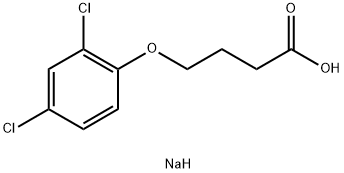 sodium 4-(2,4-dichlorophenoxy)butyrate  Structure
