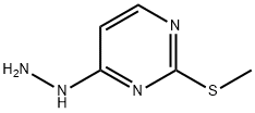 4-Hydrazino-2-(methylsulfanyl)pyrimidine Structure