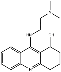 1-Acridinol, 1,2,3,4-tetrahydro-9-((2-(dimethylamino)ethyl)amino)- Structure